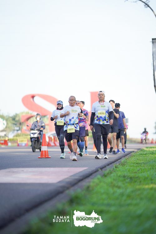 Race photo from Taman Budaya x BOGORUN 2025