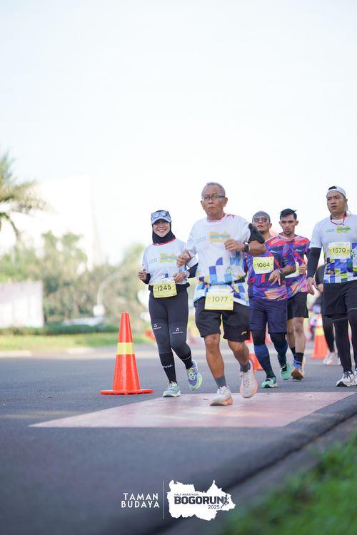 Race photo from Taman Budaya x BOGORUN 2025
