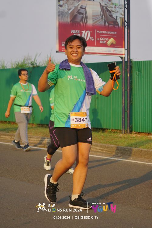 Race photo from BAF LIONS RUN 2024
