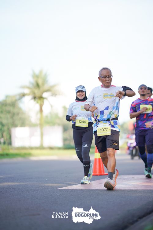 Race photo from Taman Budaya x BOGORUN 2025