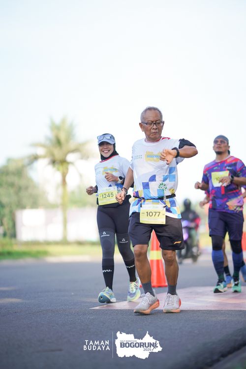 Race photo from Taman Budaya x BOGORUN 2025
