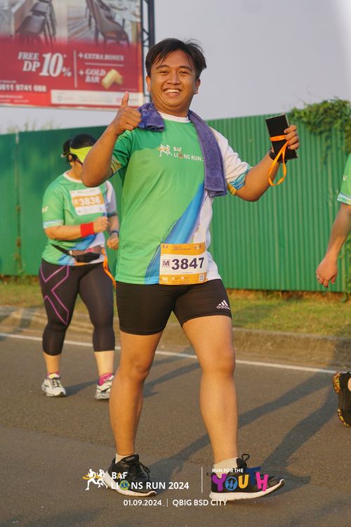 Race photo from BAF LIONS RUN 2024