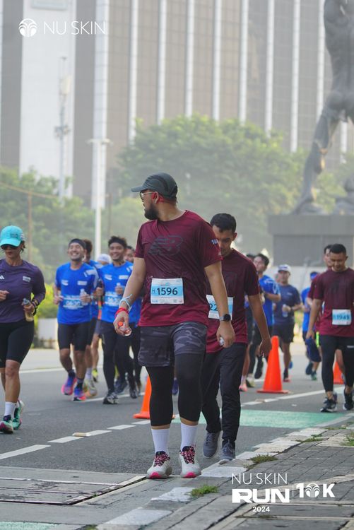 Race photo from Nu Skin Run 10K