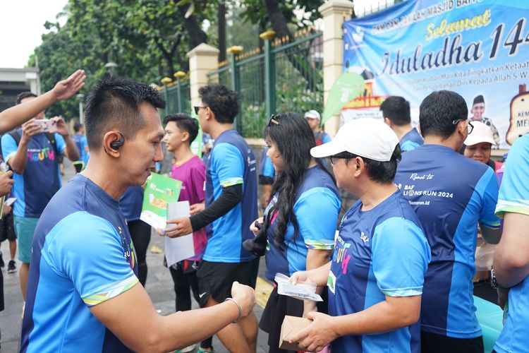 Race photo from Road to BAF Lions Run 2024