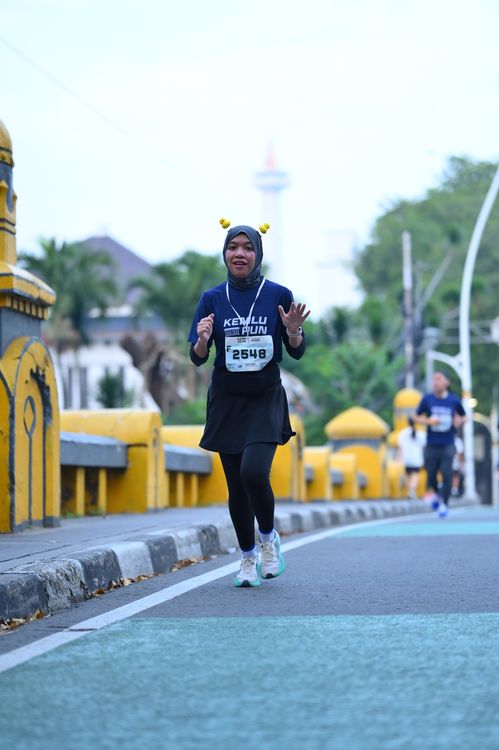 Race photo from KEMLU RUN 2025