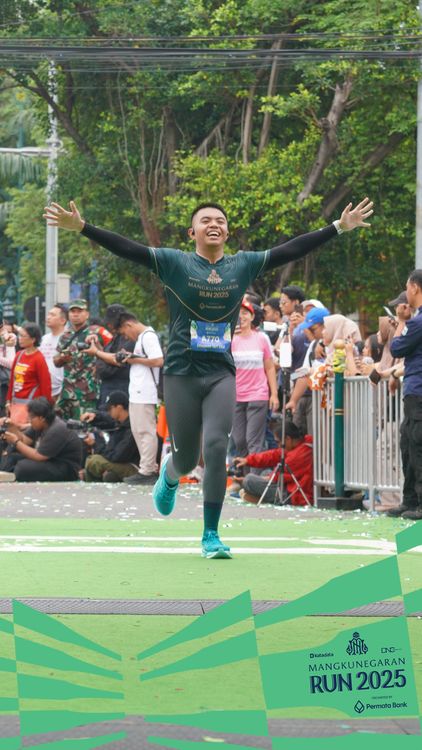 Race photo from Mangkunegaran Run 2025