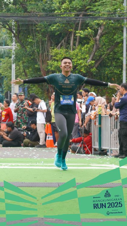 Race photo from Mangkunegaran Run 2025