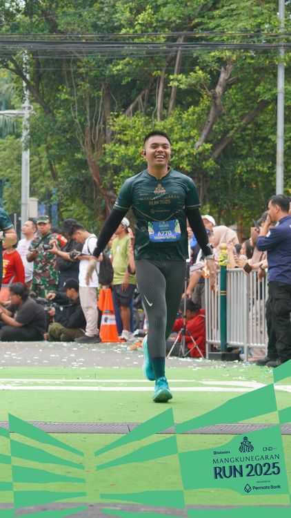 Race photo from Mangkunegaran Run 2025