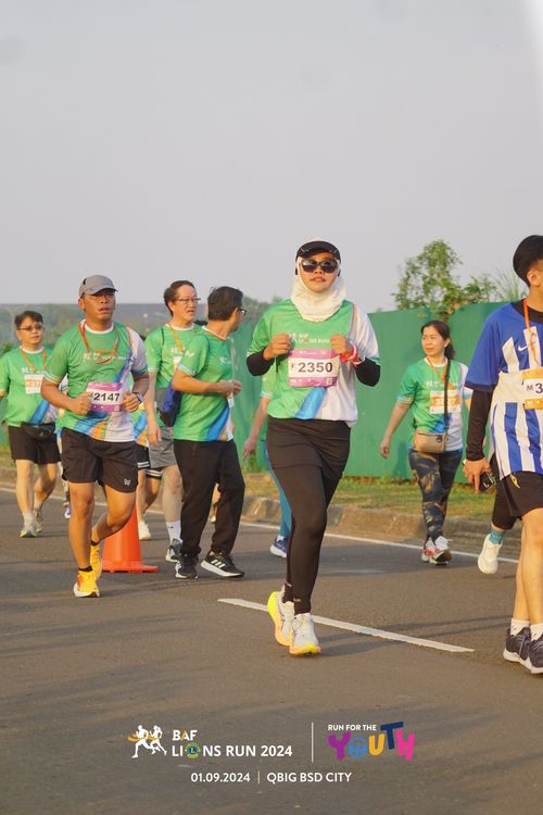 Race photo from BAF LIONS RUN 2024