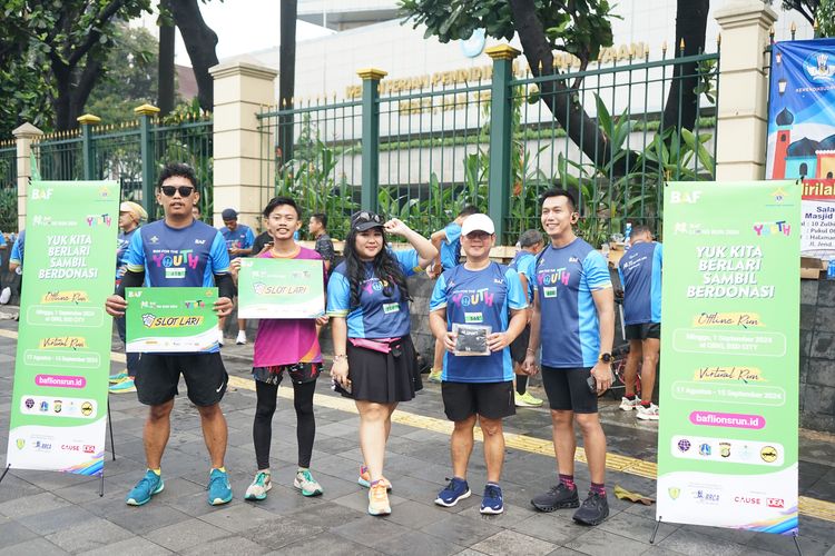 Race photo from Road to BAF Lions Run 2024