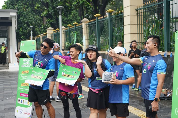 Race photo from Road to BAF Lions Run 2024