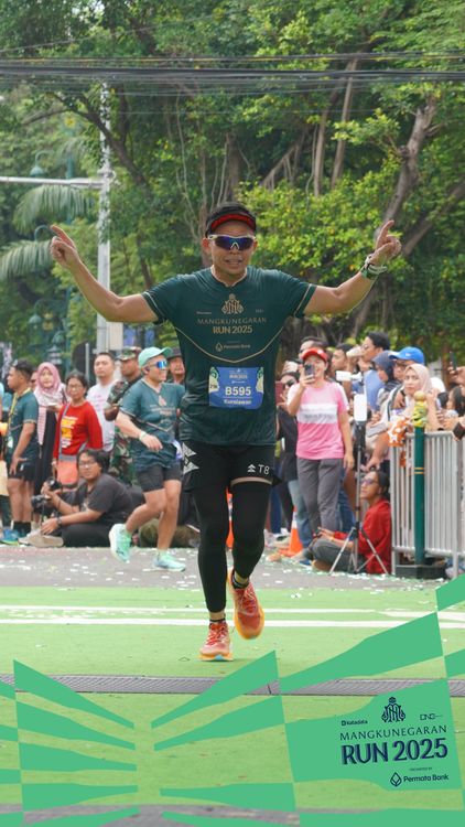 Race photo from Mangkunegaran Run 2025