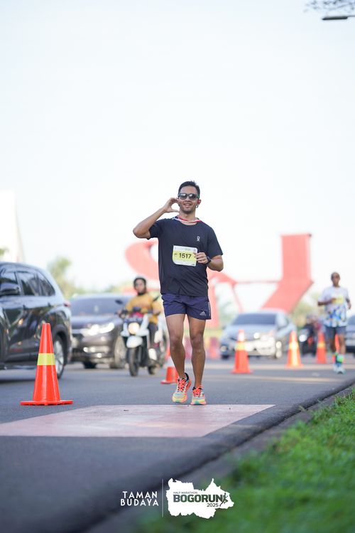 Race photo from Taman Budaya x BOGORUN 2025