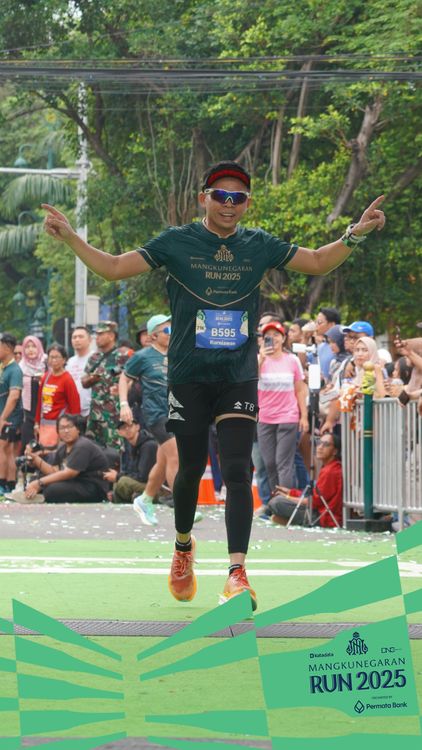 Race photo from Mangkunegaran Run 2025