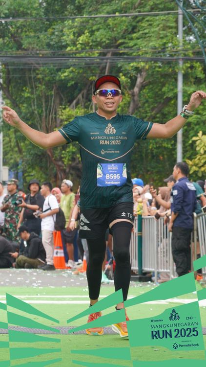 Race photo from Mangkunegaran Run 2025