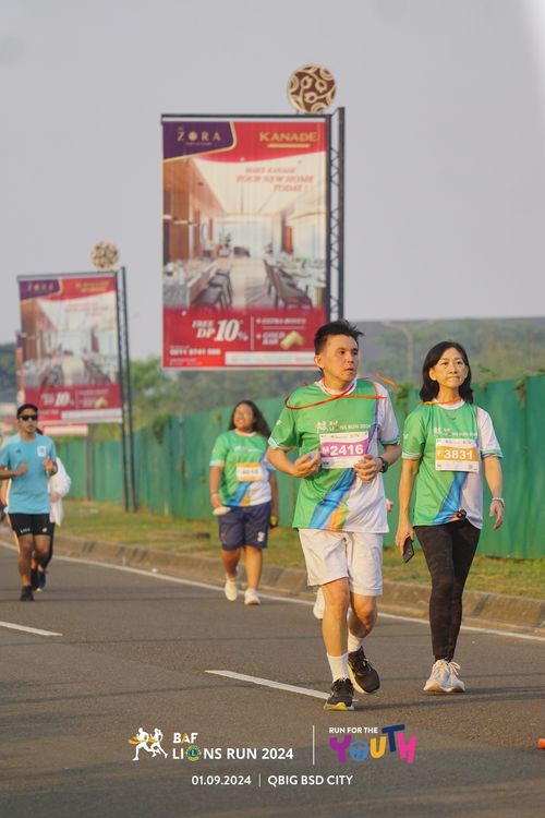 Race photo from BAF LIONS RUN 2024