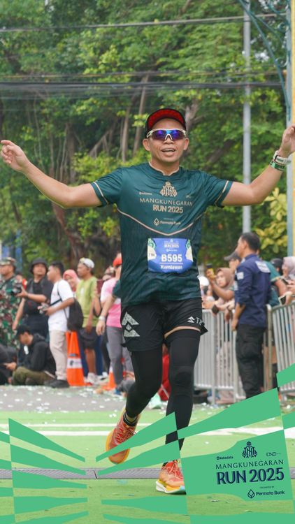Race photo from Mangkunegaran Run 2025