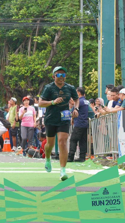 Race photo from Mangkunegaran Run 2025