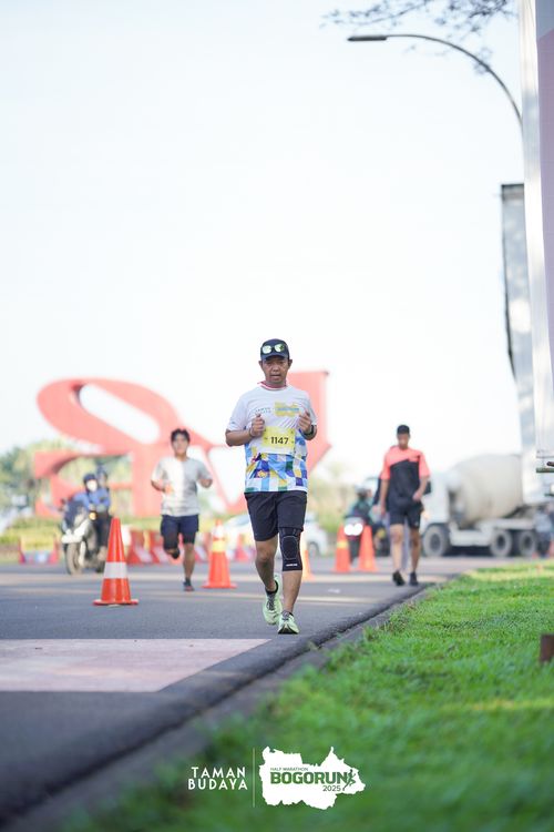 Race photo from Taman Budaya x BOGORUN 2025