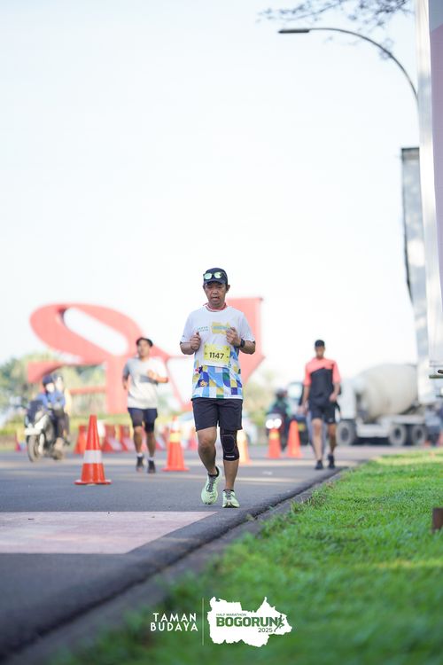 Race photo from Taman Budaya x BOGORUN 2025