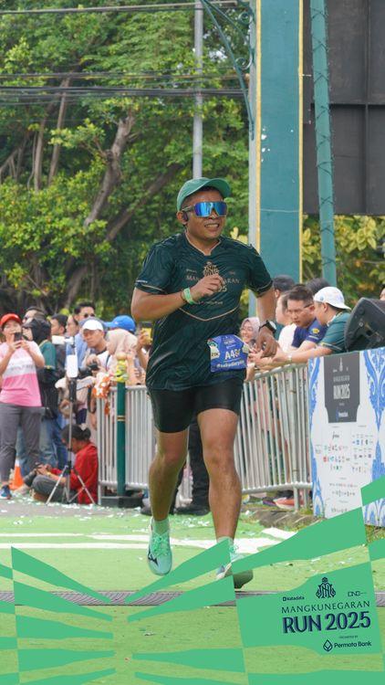 Race photo from Mangkunegaran Run 2025