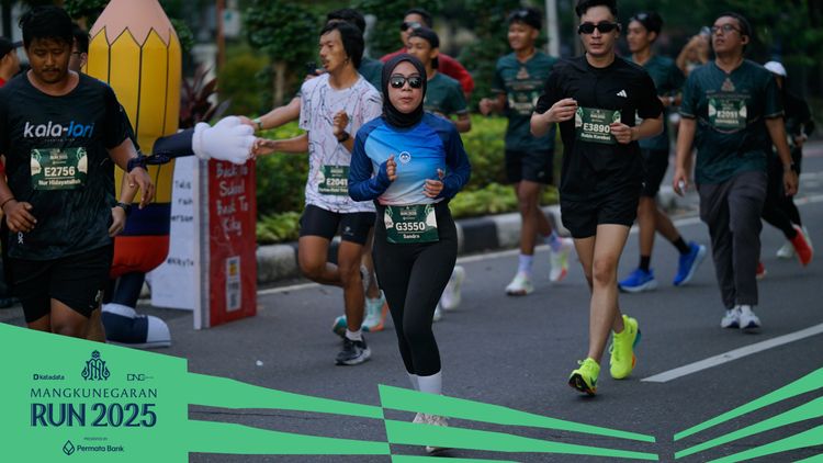 Race photo from Mangkunegaran Run 2025