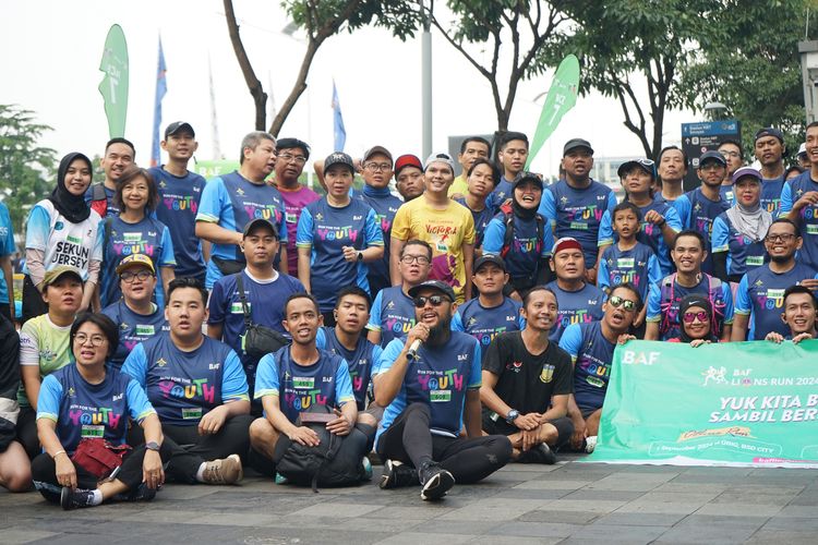 Race photo from Road to BAF Lions Run 2024