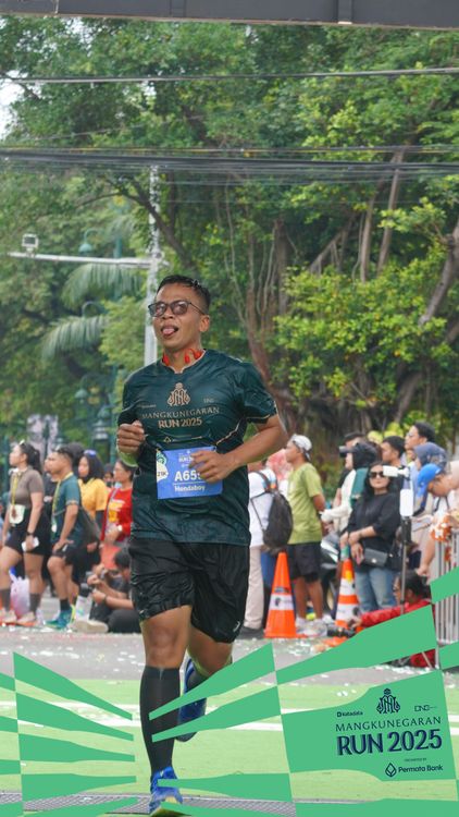 Race photo from Mangkunegaran Run 2025