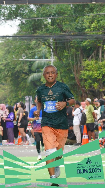 Race photo from Mangkunegaran Run 2025