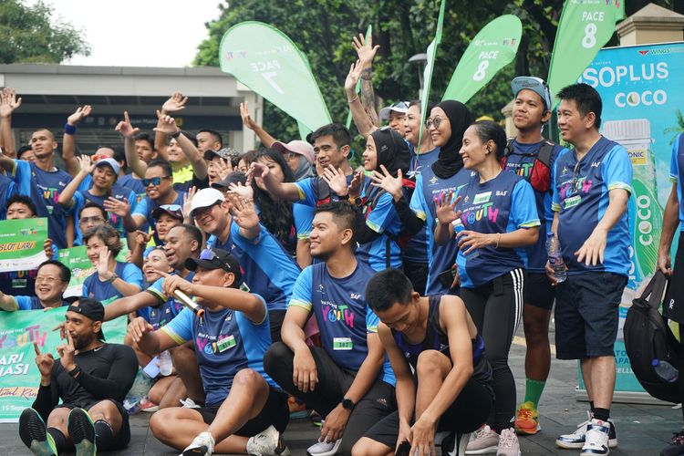 Race photo from Road to BAF Lions Run 2024