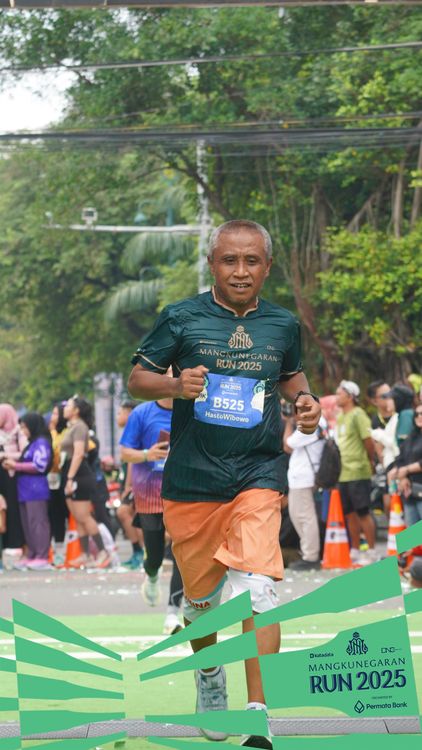 Race photo from Mangkunegaran Run 2025