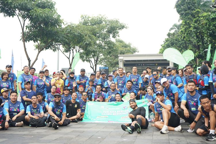 Race photo from Road to BAF Lions Run 2024