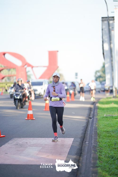 Race photo from Taman Budaya x BOGORUN 2025
