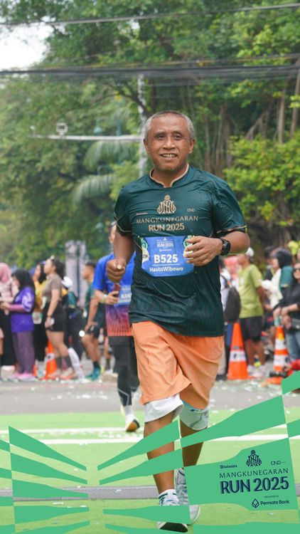 Race photo from Mangkunegaran Run 2025