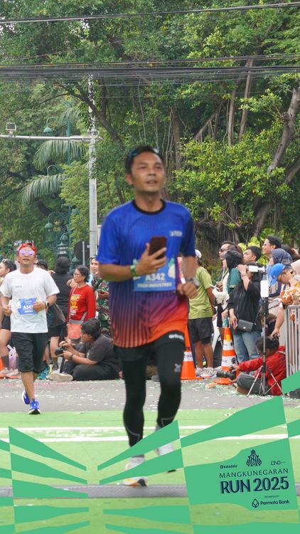 Race photo from Mangkunegaran Run 2025