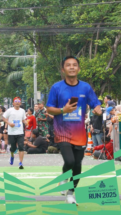 Race photo from Mangkunegaran Run 2025