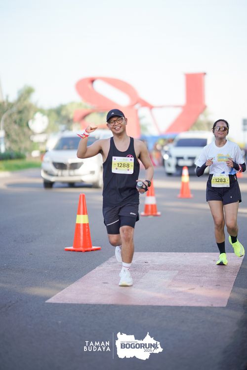Race photo from Taman Budaya x BOGORUN 2025