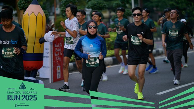 Race photo from Mangkunegaran Run 2025