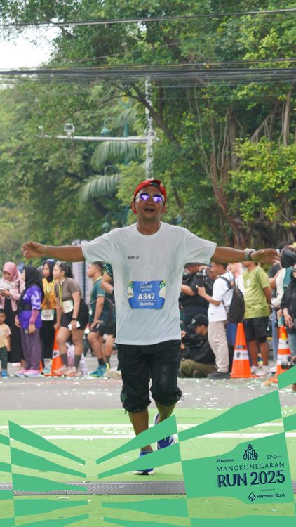 Race photo from Mangkunegaran Run 2025