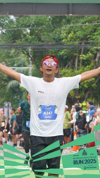 Race photo from Mangkunegaran Run 2025