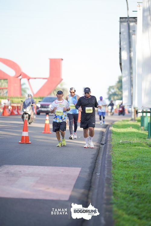 Race photo from Taman Budaya x BOGORUN 2025