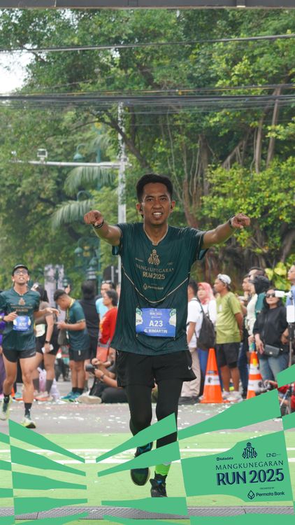 Race photo from Mangkunegaran Run 2025