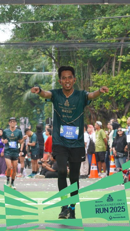 Race photo from Mangkunegaran Run 2025