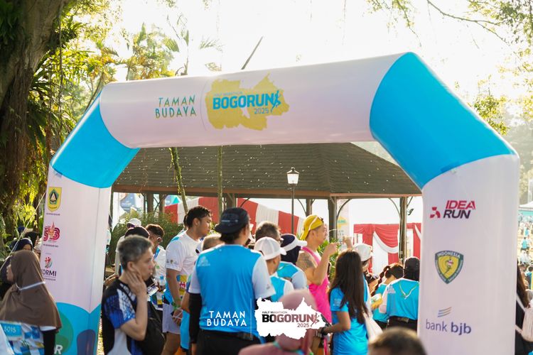 Race photo from Taman Budaya x BOGORUN 2025
