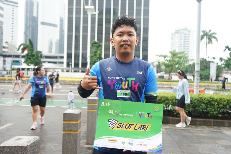 Race photo from Road to BAF Lions Run 2024