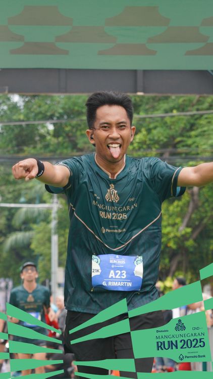 Race photo from Mangkunegaran Run 2025