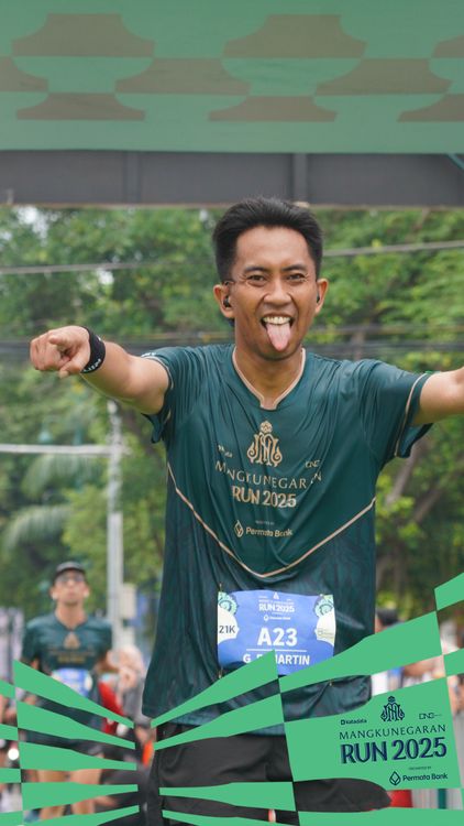 Race photo from Mangkunegaran Run 2025