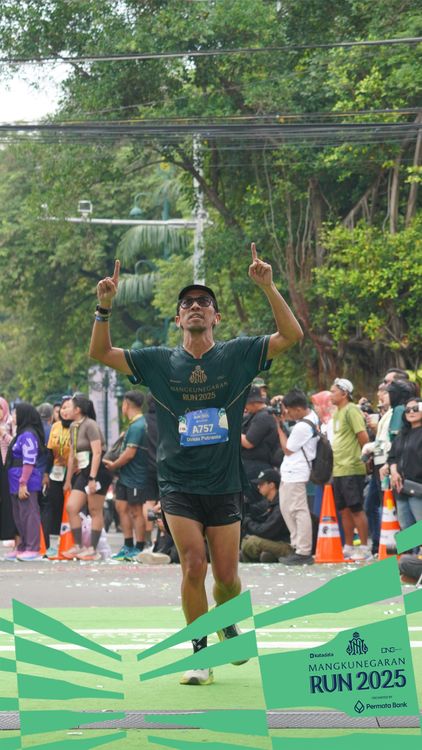 Race photo from Mangkunegaran Run 2025