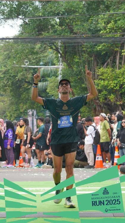 Race photo from Mangkunegaran Run 2025