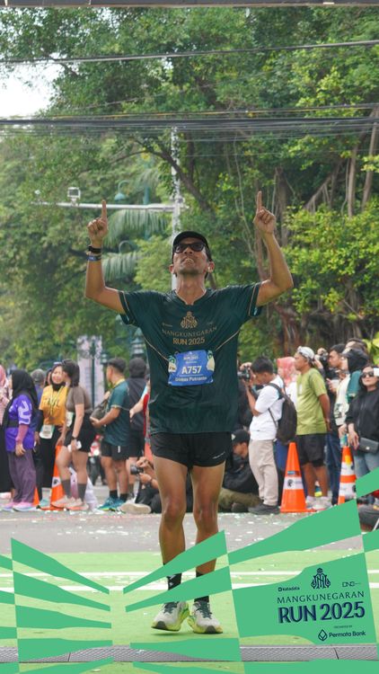 Race photo from Mangkunegaran Run 2025